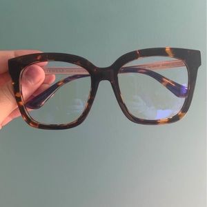 DIFF Bella + Tortoise Blue Light Glasses NWOT